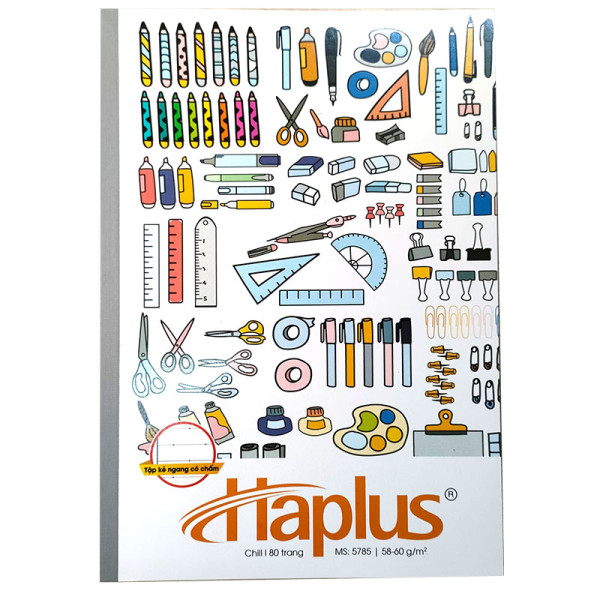 Vở kẻ ngang Haplus - Chill 80 trang 5785 (Hải Tiến)